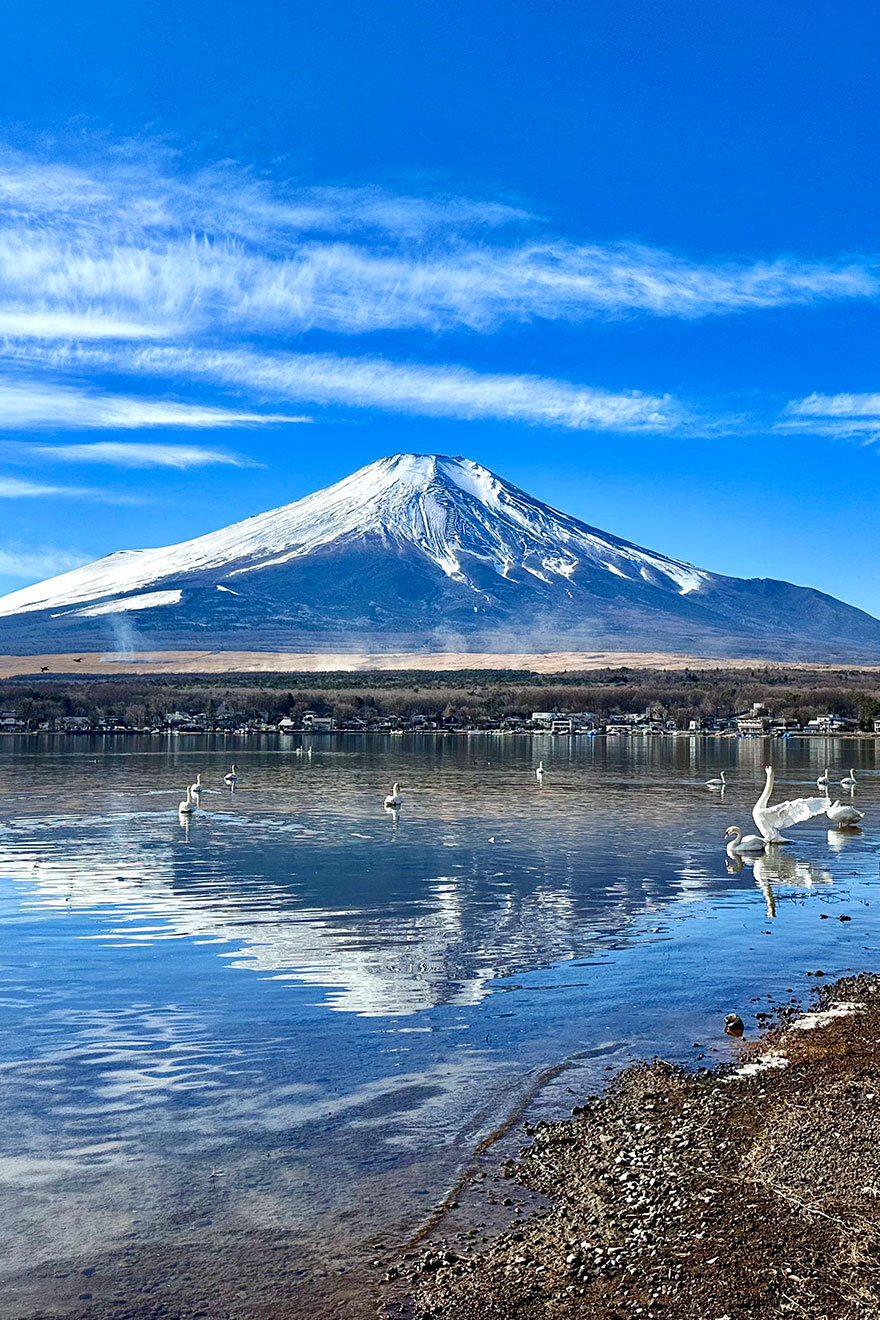 山々と麓の湖　F4 W 33センチ×Ｈ24センチ 山々と麓の湖 F4 W 33センチ×H24センチ 【公式通販】